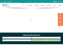 Tablet Screenshot of cfadescartes.fr